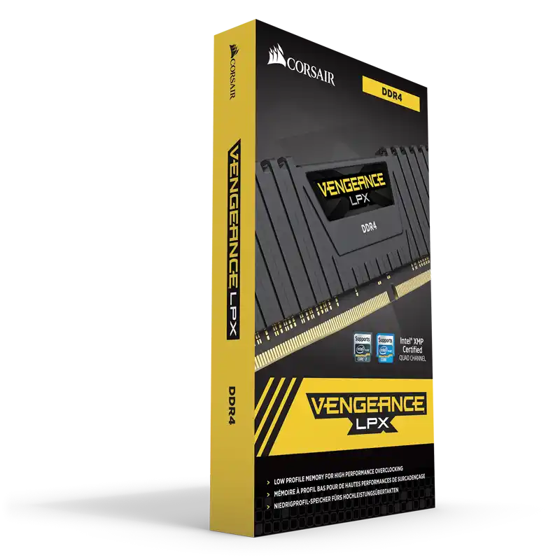 CORSAIR Vengeance LPX Memory Kit - Black, 8GB (1x8GB) DDR4, 3200MHz CL16 (CMK8GX4M1E3200C16) 5 CORSAIR Vengeance LPX Memory Kit - Black, 8GB (1x8GB) DDR4, 3200MHz CL16 (CMK8GX4M1E3200C16) - Ảnh 5