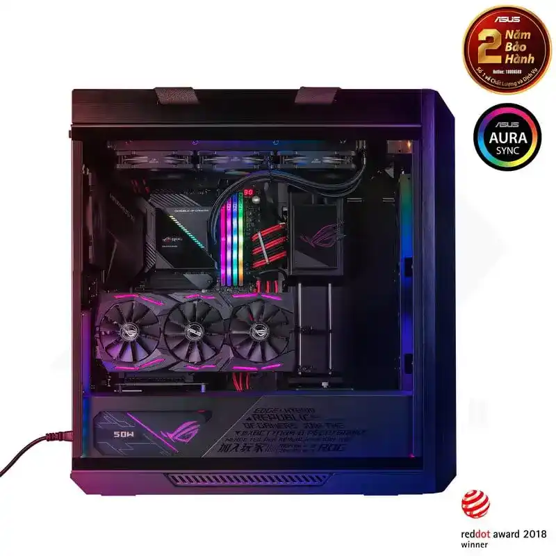 ASUS ROG Strix Helios GX601 Gaming Case - Black 6 ASUS ROG Strix Helios GX601 Gaming Case - Black - Ảnh 6
