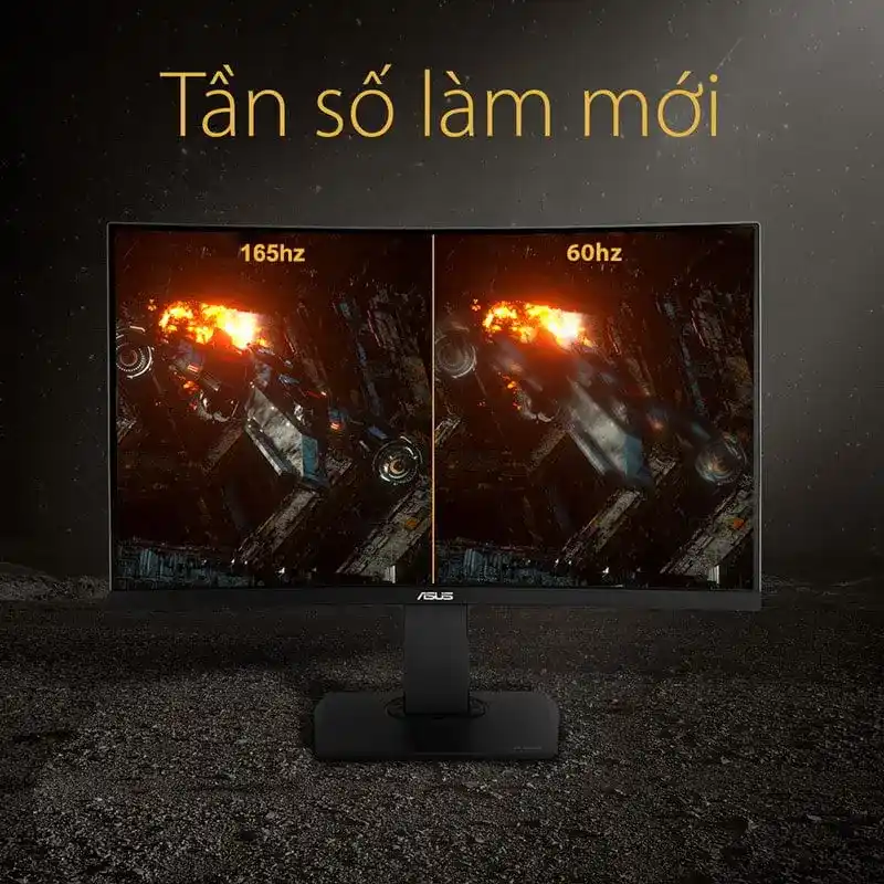 ASUS TUF VG27AQ Gaming Monitor - 27 inch, WQHD, 165Hz, IPS Panel, G-SYNC Compatible 5 ASUS TUF VG27AQ Gaming Monitor - 27 inch, WQHD, 165Hz, IPS Panel, G-SYNC Compatible - Ảnh 5