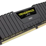 CORSAIR Vengeance LPX Memory Kit - Black, 8GB (1x8GB) DDR4, 3200MHz CL16 (CMK8GX4M1E3200C16) 8 VENG LPX BLK 01