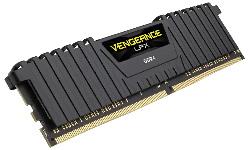 CORSAIR Vengeance LPX Memory Kit - Black, 8GB (1x8GB) DDR4, 3200MHz CL16 (CMK8GX4M1E3200C16) 4 CORSAIR Vengeance LPX Memory Kit - Black, 8GB (1x8GB) DDR4, 3200MHz CL16 (CMK8GX4M1E3200C16) - Ảnh 4