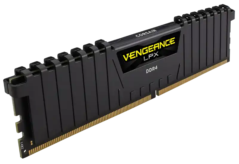 CORSAIR Vengeance LPX Memory Kit - Black, 8GB (1x8GB) DDR4, 3200MHz CL16 (CMK8GX4M1E3200C16) 2 CORSAIR Vengeance LPX Memory Kit - Black, 8GB (1x8GB) DDR4, 3200MHz CL16 (CMK8GX4M1E3200C16) - Ảnh 2