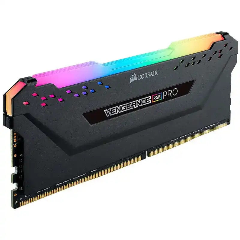 CORSAIR Vengeance RGB PRO Memory Kit - Black, 8GB (1x8GB) DDR4, 3000MHz CL16 (CMW8GX4M1D3000C16) 2 CORSAIR Vengeance RGB PRO Memory Kit - Black, 8GB (1x8GB) DDR4, 3000MHz CL16 (CMW8GX4M1D3000C16) - Ảnh 2