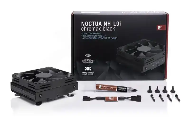 Noctua NH-L9i chromax.black Low-Profile CPU Cooler 3 Noctua NH-L9i chromax.black Low-Profile CPU Cooler - Ảnh 3