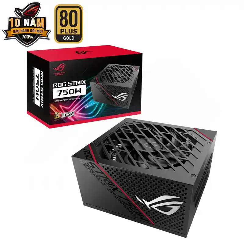 ASUS ROG Strix 750G PSU - 750W, 80 Plus Gold, Full Modular, Sleeve Cable 6 ASUS ROG Strix 750G PSU - 750W, 80 Plus Gold, Full Modular, Sleeve Cable - Ảnh 6