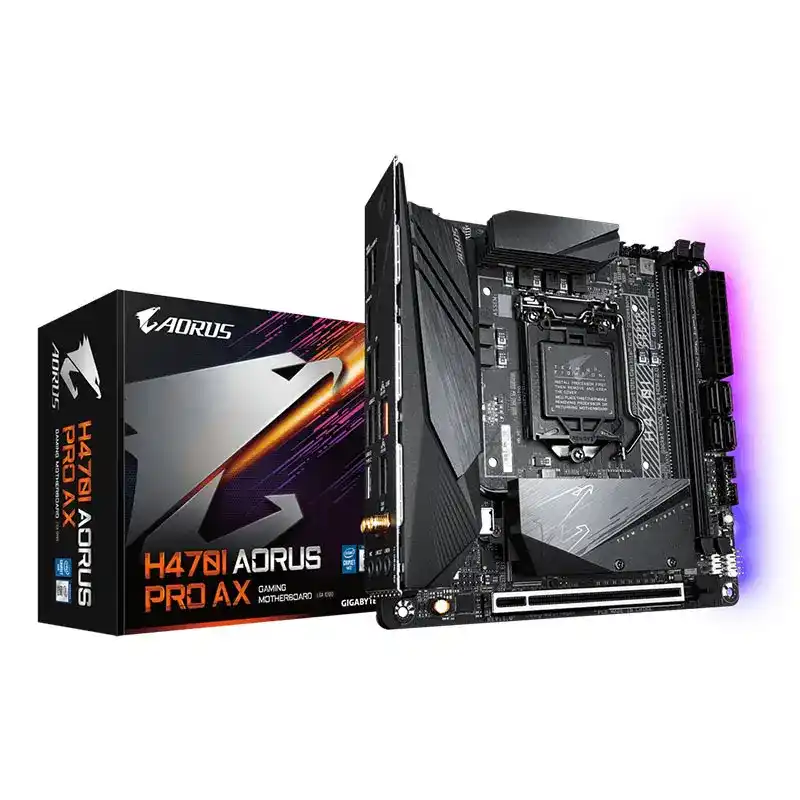 GIGABYTE H470I AORUS PRO AX Mainboard 1 GIGABYTE H470I AORUS PRO AX Mainboard