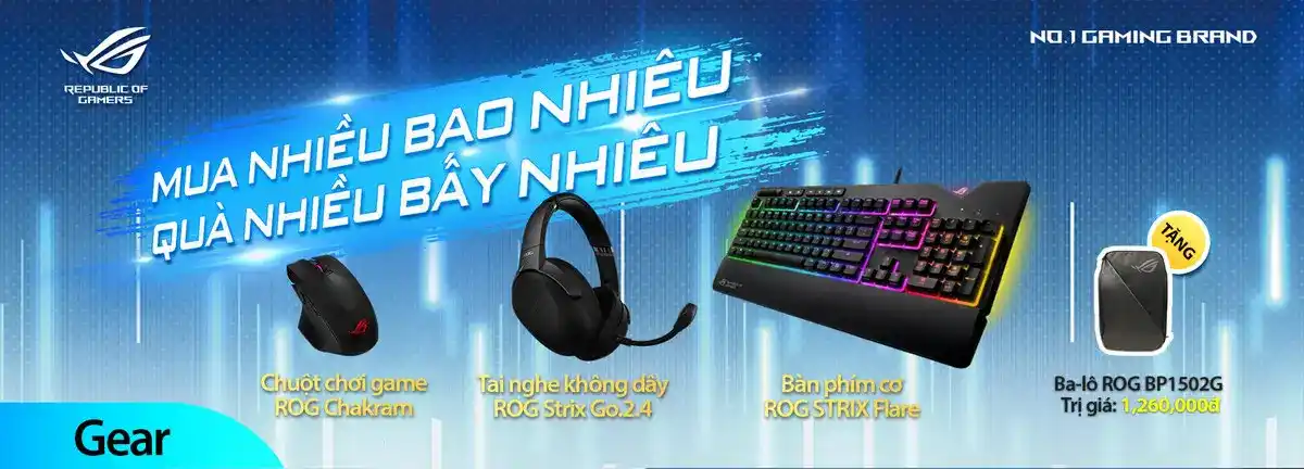 ASUS Mua nhiều bao nhiêu Quà nhiều bấy nhiêu 18 TTD Promotion 2005 ASUST5GamingGears WebDetails