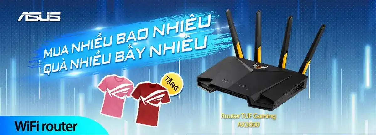 ASUS Mua nhiều bao nhiêu Quà nhiều bấy nhiêu 17 TTD Promotion 2005 ASUST5Router WebDetails