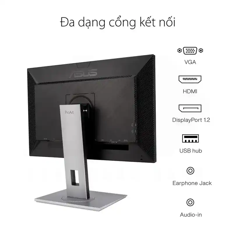 ASUS ProArt PA248QV Professional Monitor - 24 inch, 16:10, WUXGA, IPS, 100% sRGB 11 ASUS ProArt PA248QV Professional Monitor - 24 inch, 16:10, WUXGA, IPS, 100% sRGB - Ảnh 11