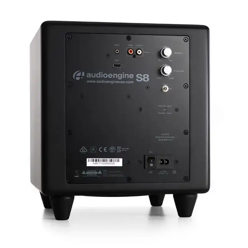 Audioengine S8 Powered Subwoofer - Black 2 Audioengine S8 Powered Subwoofer - Black - Ảnh 2