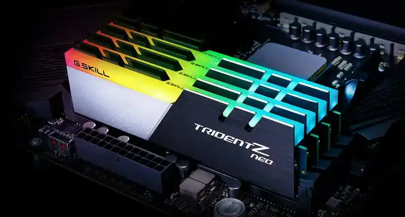 G.Skill Trident Z Neo RGB Black 64GB (2x32GB) DDR4 Memory Kit - 3600MHz CL18 (F4-3600C18D-64GTZN) 5 G.Skill Trident Z Neo RGB Black 64GB (2x32GB) DDR4 Memory Kit - 3600MHz CL18 (F4-3600C18D-64GTZN) - Ảnh 5