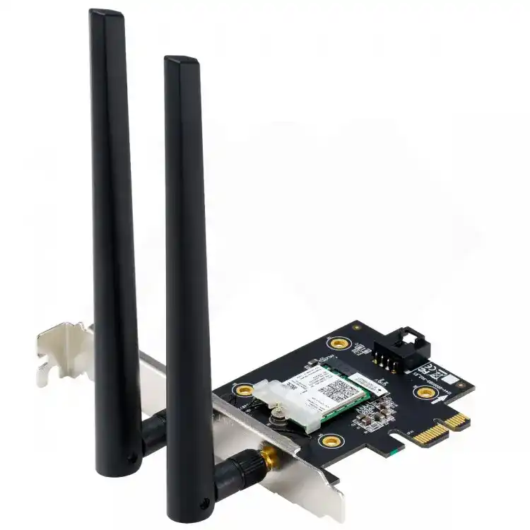 ASUS PCE-AX3000 Wireless-AX3000 PCI-E Adapter No Box - 574+2402Mbps, WIFI6, Bluetooth 2 ASUS PCE-AX3000 Wireless-AX3000 PCI-E Adapter No Box - 574+2402Mbps, WIFI6, Bluetooth - Ảnh 2