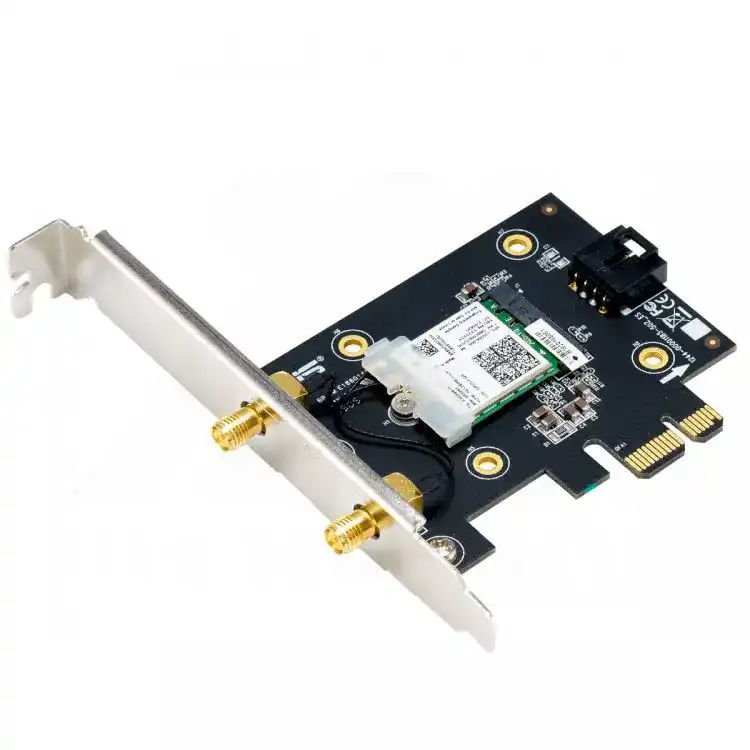 ASUS PCE-AX3000 Wireless-AX3000 PCI-E Adapter No Box - 574+2402Mbps, WIFI6, Bluetooth 4 ASUS PCE-AX3000 Wireless-AX3000 PCI-E Adapter No Box - 574+2402Mbps, WIFI6, Bluetooth - Ảnh 4