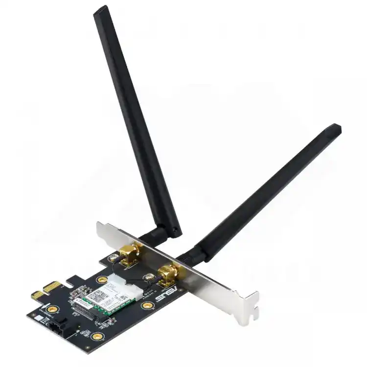 ASUS PCE-AX3000 Wireless-AX3000 PCI-E Adapter No Box - 574+2402Mbps, WIFI6, Bluetooth 3 ASUS PCE-AX3000 Wireless-AX3000 PCI-E Adapter No Box - 574+2402Mbps, WIFI6, Bluetooth - Ảnh 3