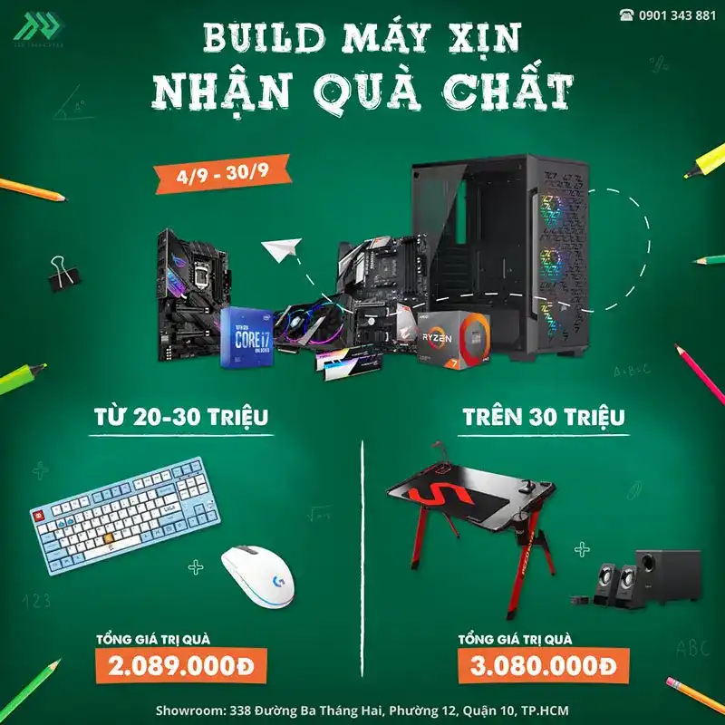 Build Máy Xịn - Nhận Quà Chất 1 TTD Promotion 2009 MuaMayXinNhanQuaChat Details