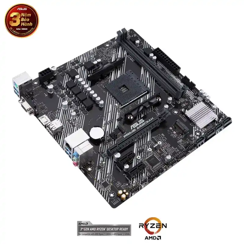 ASUS PRIME A520M-K Mainboard 3 ASUS PRIME A520M-K Mainboard - Ảnh 3