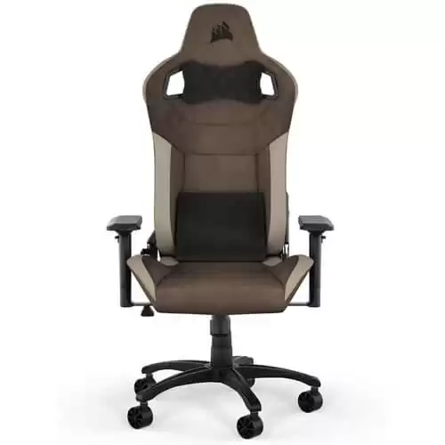 CORSAIR T3 Rush 2023 Brown/Tan Fabric Gaming Chair 1 CORSAIR T3 Rush 2023 Brown/Tan Fabric Gaming Chair