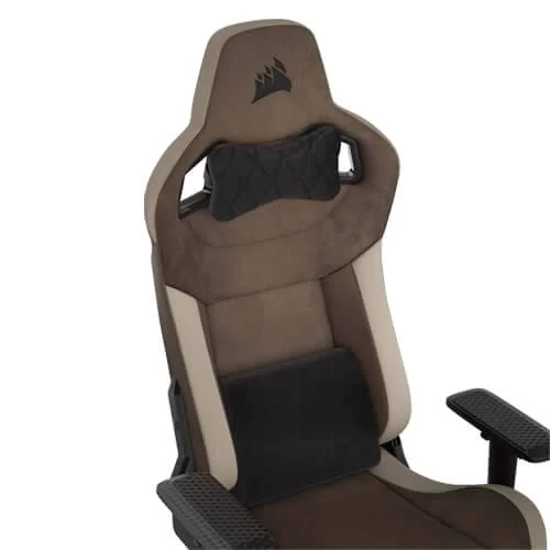 CORSAIR T3 Rush 2023 Brown/Tan Fabric Gaming Chair 4 CORSAIR T3 Rush 2023 Brown/Tan Fabric Gaming Chair - Ảnh 4