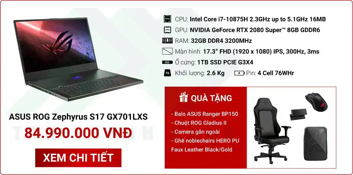 TTD Promotion AsusZephyrusS17