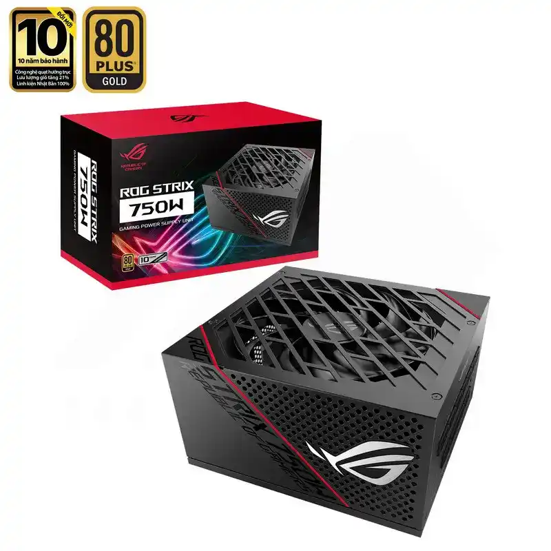 ASUS ROG Strix 750G PSU - 750W, 80 Plus Gold, Full Modular, Sleeve Cable 1 ASUS ROG Strix 750G PSU - 750W, 80 Plus Gold, Full Modular, Sleeve Cable