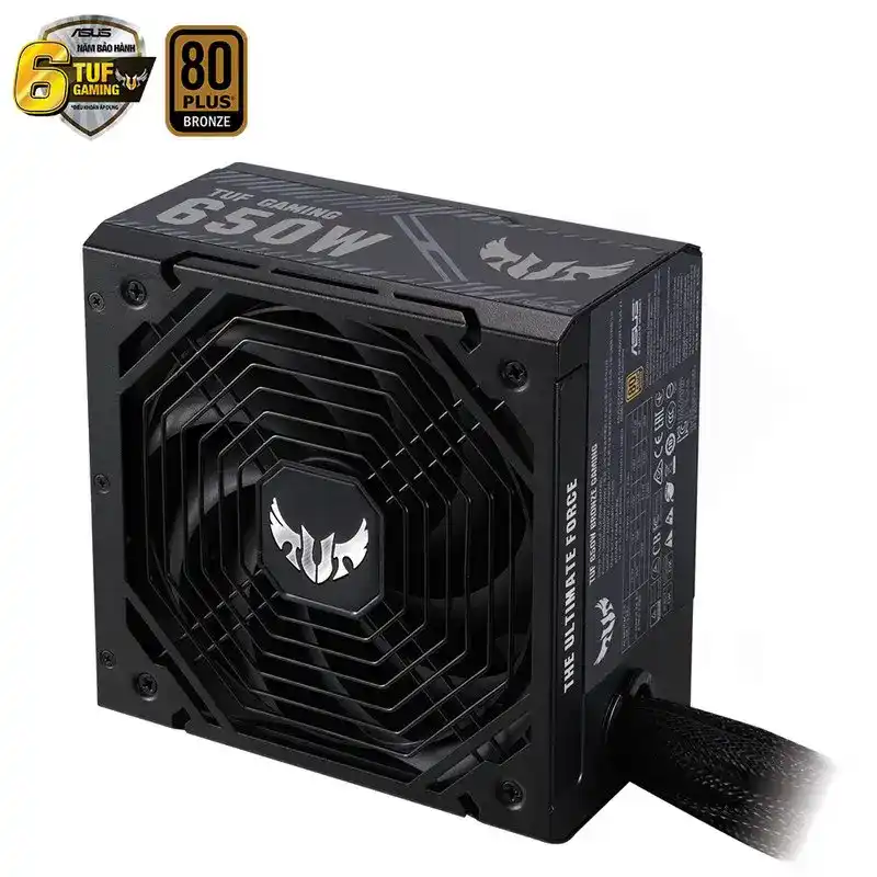 ASUS TUF Gaming 650B PSU - 650W, 80 Plus Bronze, Sleeved Cable 3 ASUS TUF Gaming 650B PSU - 650W, 80 Plus Bronze, Sleeved Cable - Ảnh 3