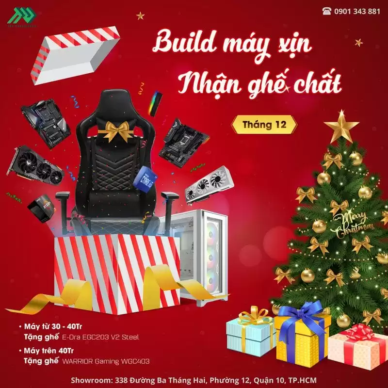 Build Máy Xịn Nhận Ghế Chất 1 TTD Promotion 202012 BuildMayXinGheChat DetailsNoel