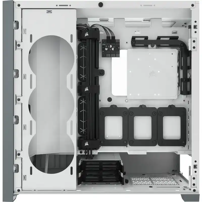 CORSAIR 5000D AIRFLOW Case - White, Mid Tower, Tempered Glass 3 CORSAIR 5000D AIRFLOW Case - White, Mid Tower, Tempered Glass - Ảnh 3