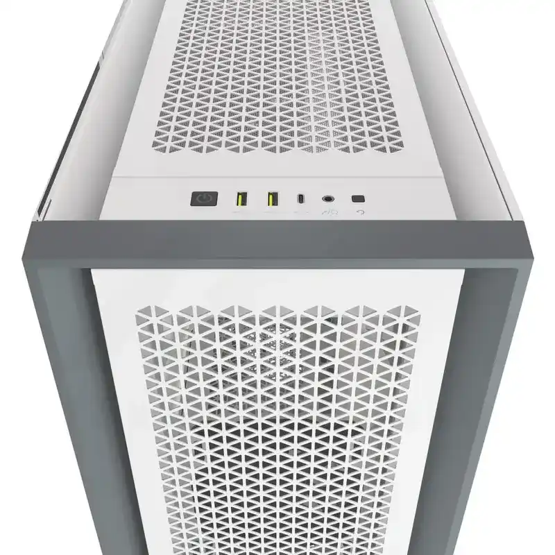 CORSAIR 5000D AIRFLOW Case - White, Mid Tower, Tempered Glass 4 CORSAIR 5000D AIRFLOW Case - White, Mid Tower, Tempered Glass - Ảnh 4