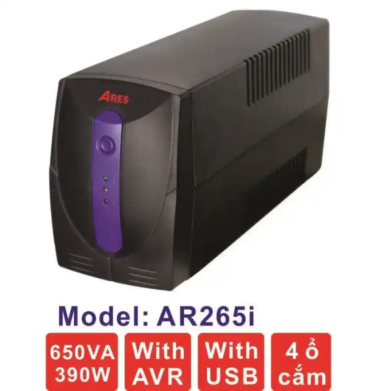 ARES AR265i UPS - 650VA 390W 2 ARES AR265i UPS - 650VA 390W - Ảnh 2