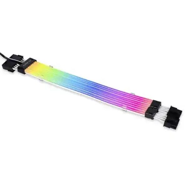 Lian Li Strimer Plus RGB Cable (V2) - 1x24-Pin, 2x8-Pin, ARGB Controller Included 7 Lian Li Strimer Plus RGB Cable (V2) - 1x24-Pin, 2x8-Pin, ARGB Controller Included - Ảnh 7