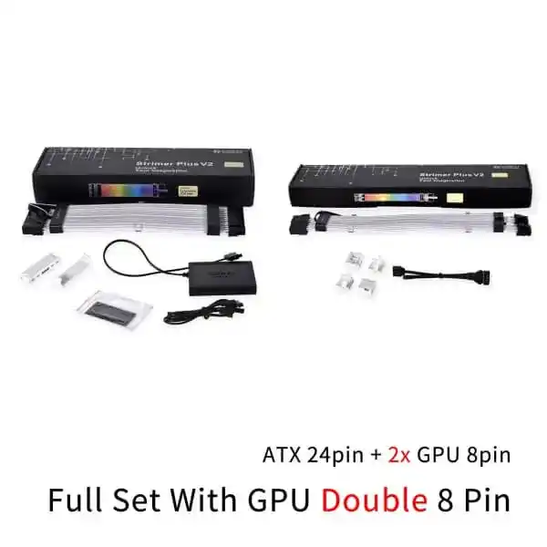 Lian Li Strimer Plus RGB Cable (V2) - 1x24-Pin, 2x8-Pin, ARGB Controller Included 4 Lian Li Strimer Plus RGB Cable (V2) - 1x24-Pin, 2x8-Pin, ARGB Controller Included - Ảnh 4