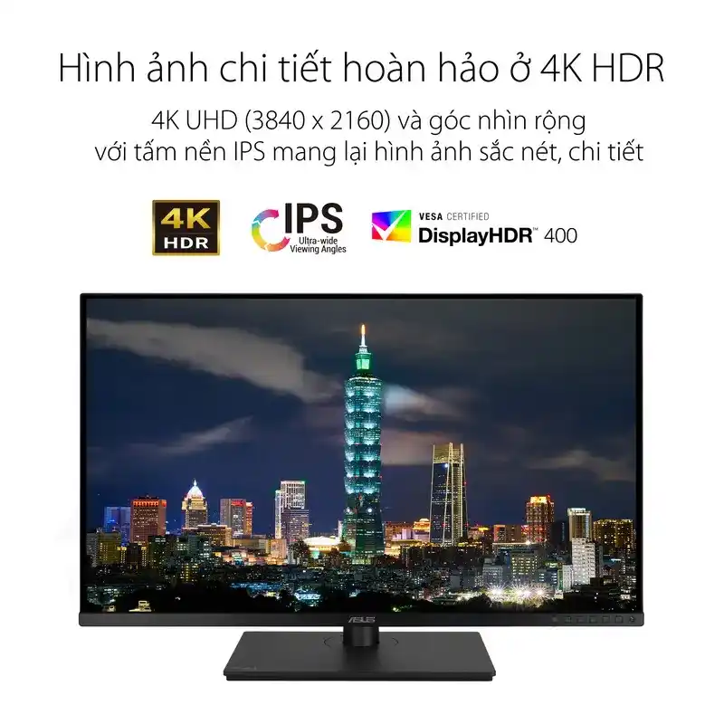 ASUS ProArt PA329CV Professional Monitor - 32 inch, 4K UHD, IPS, 100% sRGB, HDR-400 2 ASUS ProArt PA329CV Professional Monitor - 32 inch, 4K UHD, IPS, 100% sRGB, HDR-400 - Ảnh 2