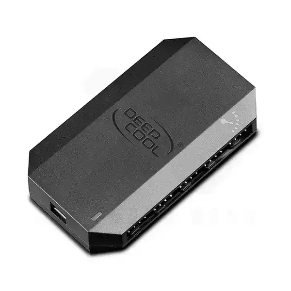 Deepcool FH-10 Fan Hub - Controls Speed Up To 10 PWM Fans
