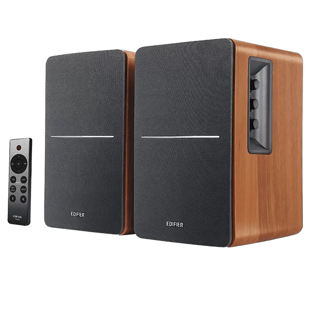 Edifier R1280DBs Wood 2.0 Active Bluetooth Bookshelf Speakers - Brown, 2.0, Bluetooth V4.0