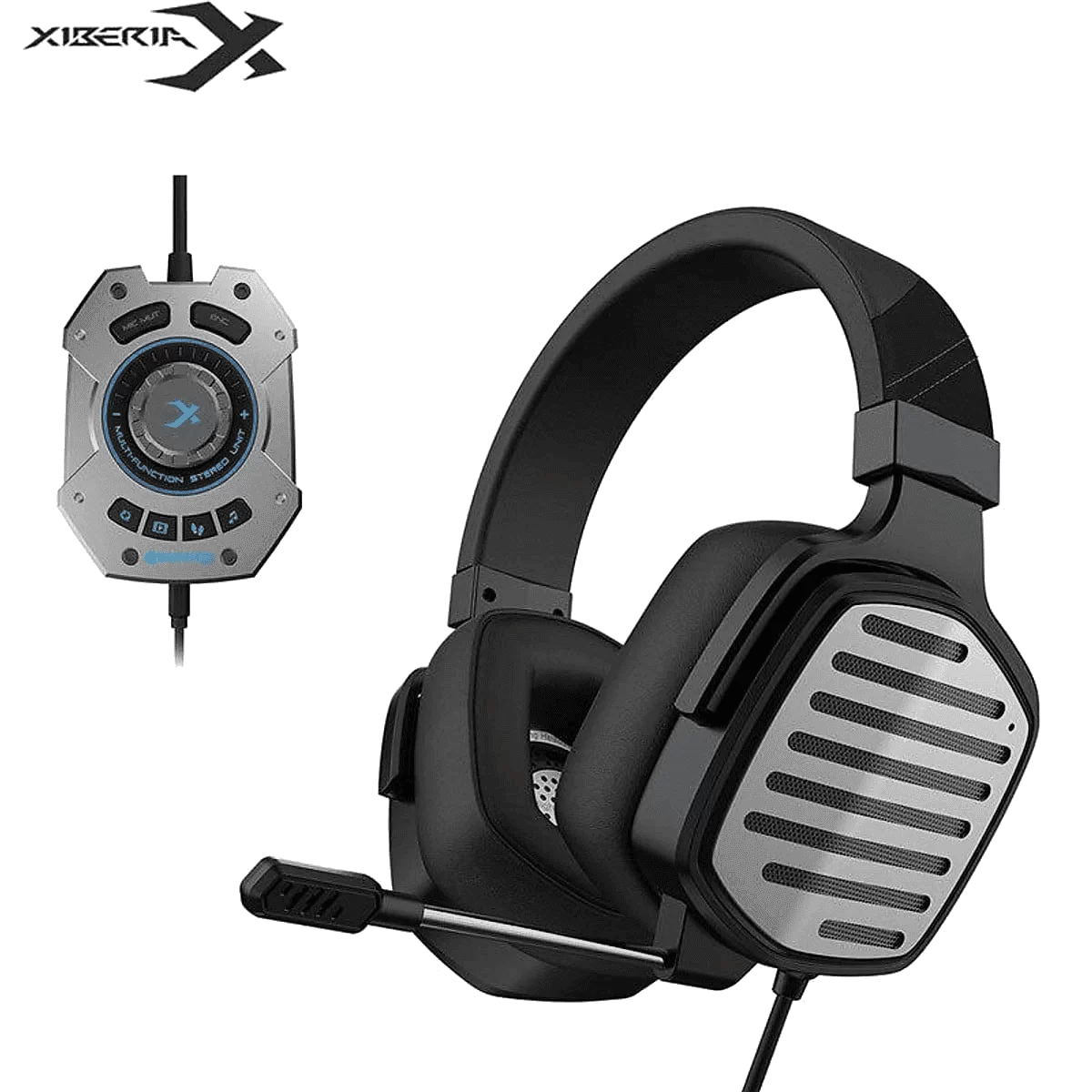 Xiberia T20 Headset - Black, 7.1 Surround, LED Lighting 1 Xiberia T20 Headset - Black, 7.1 Surround, LED Lighting