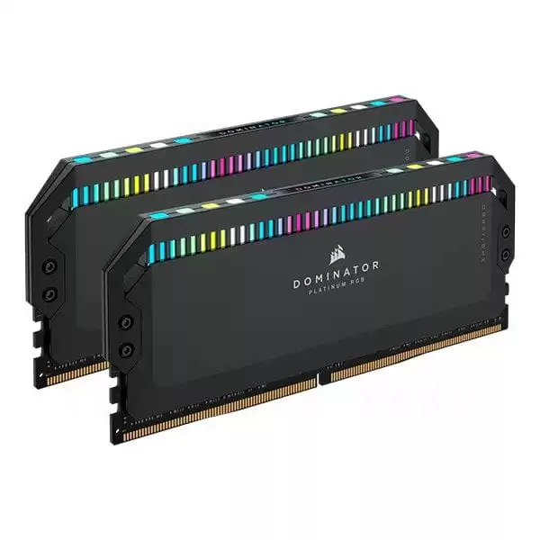 CORSAIR Dominator Platinum RGB 64GB Memory Kit - Black, 64GB (2x32GB) DDR5, 5600MHz, CL40 (CMT64GX5M2B5600C40) 1 CORSAIR Dominator Platinum RGB 64GB Memory Kit - Black, 64GB (2x32GB) DDR5, 5600MHz, CL40 (CMT64GX5M2B5600C40)