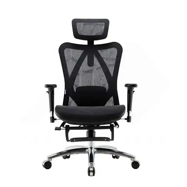SIHOO M57B Ergonomic Office Chair - Black, With Footrest 1 SIHOO M57B Ergonomic Office Chair - Black, With Footrest