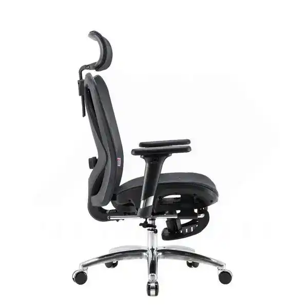 SIHOO M57B Ergonomic Office Chair - Black, With Footrest 2 SIHOO M57B Ergonomic Office Chair - Black, With Footrest - Ảnh 2