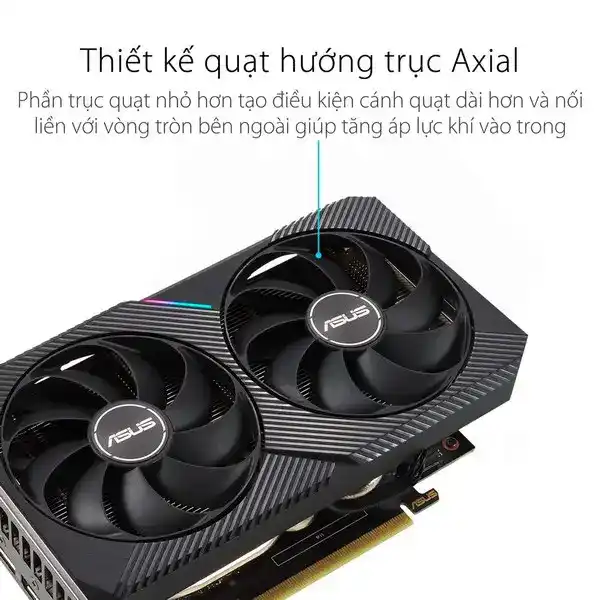 ASUS DUAL Geforce RTX 3050 OC Edition 8G (DUAL-RTX3050-O8G) Graphics Card 2 ASUS DUAL Geforce RTX 3050 OC Edition 8G (DUAL-RTX3050-O8G) Graphics Card - Ảnh 2