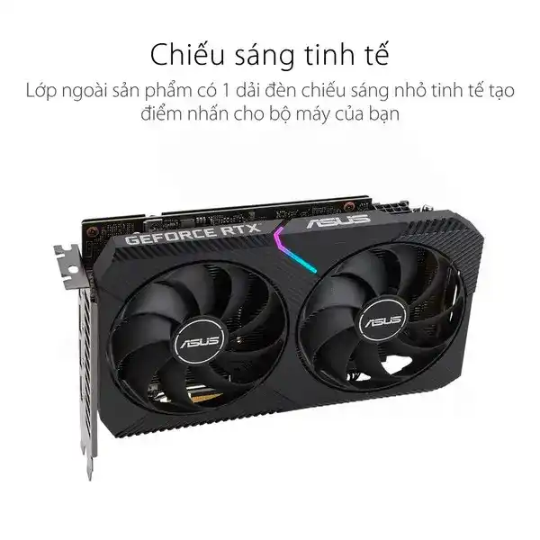 ASUS DUAL Geforce RTX 3050 OC Edition 8G (DUAL-RTX3050-O8G) Graphics Card 6 ASUS DUAL Geforce RTX 3050 OC Edition 8G (DUAL-RTX3050-O8G) Graphics Card - Ảnh 6