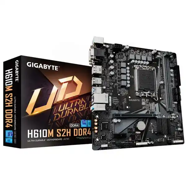 GIGABYTE H610M S2H DDR4 Mainboard 1 GIGABYTE H610M S2H DDR4 Mainboard