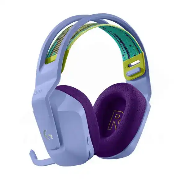 Logitech G733 LIGHTSPEED Wireless RGB Gaming Headset - Lilac 3 Logitech G733 LIGHTSPEED Wireless RGB Gaming Headset - Lilac - Ảnh 3