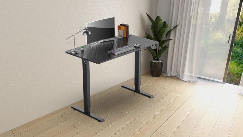 WARRIOR Paladin Series WGT604 Black - Electric Height Adjustable Standing Desk 10 ban nang ha warrior paladin series wgt604 den 02