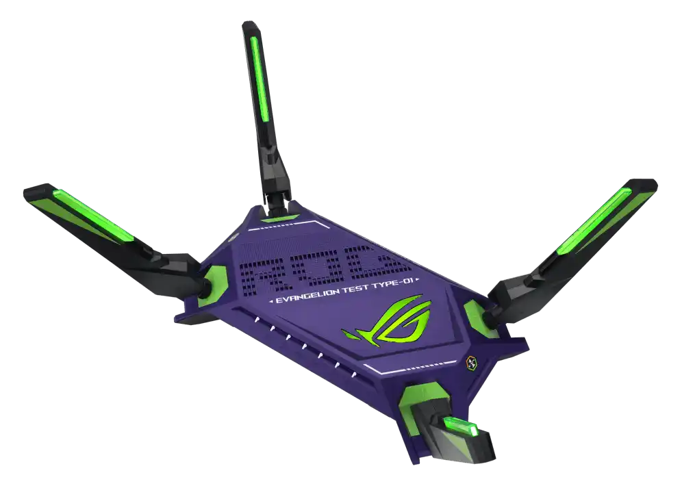 ASUS ROG Rapture GT-AX6000 EVA Edition Gaming Router - 1148+4804+4804Mbps, WIFI6, AiM 16 ROG Rapture GT AX6000 EVA Edition 1