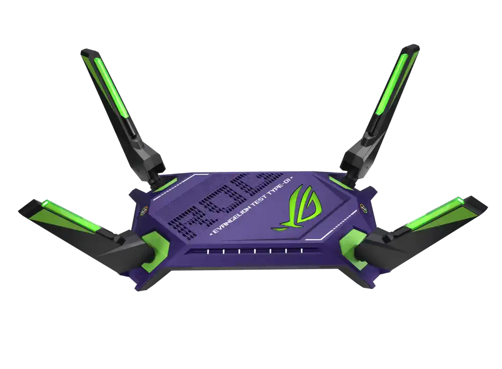 ASUS ROG Rapture GT-AX6000 EVA Edition Gaming Router - 1148+4804+4804Mbps, WIFI6, AiM 3 ASUS ROG Rapture GT-AX6000 EVA Edition Gaming Router - 1148+4804+4804Mbps, WIFI6, AiM - Ảnh 3
