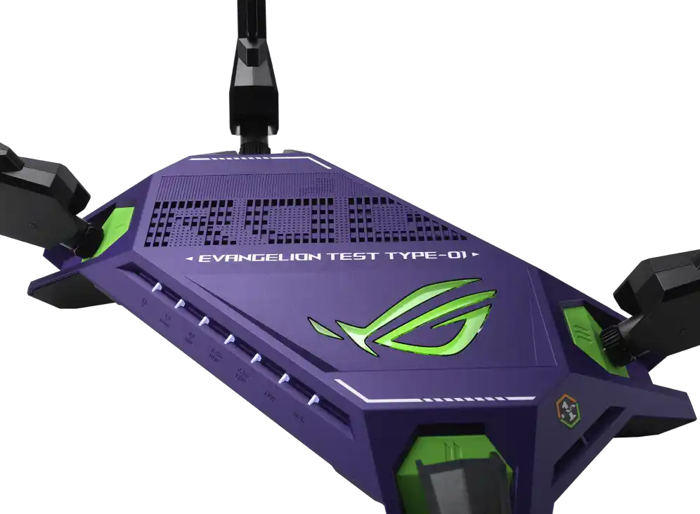 ASUS ROG Rapture GT-AX6000 EVA Edition Gaming Router - 1148+4804+4804Mbps, WIFI6, AiM 6 ASUS ROG Rapture GT-AX6000 EVA Edition Gaming Router - 1148+4804+4804Mbps, WIFI6, AiM - Ảnh 6