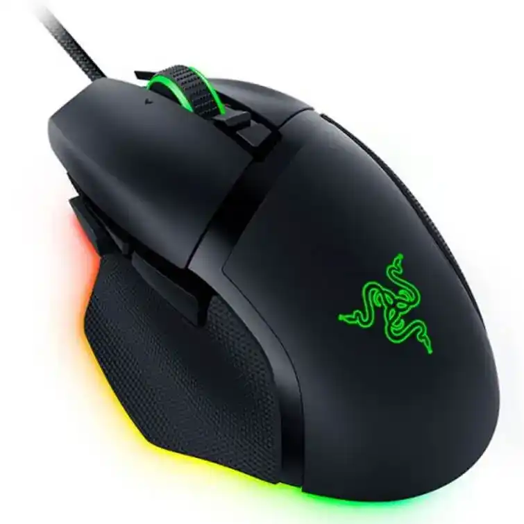 Razer Basilisk V3 Wire Gaming Mouse - Black, 26.000 DPI, Chroma RGB, 11 Programmable Buttons, 50g