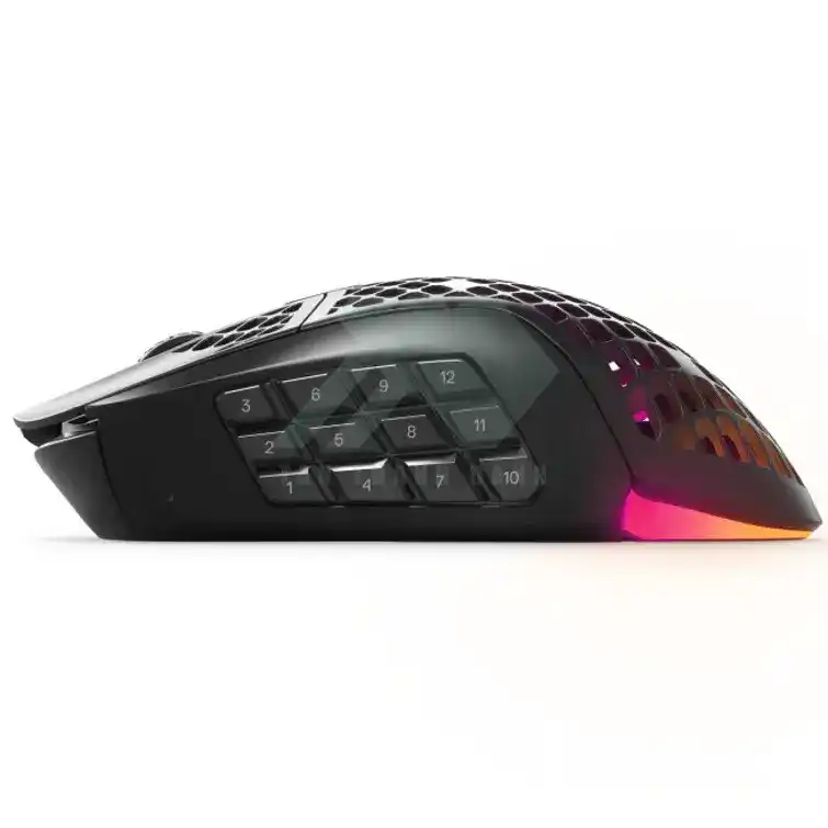SteelSeries Aerox 9 Wireless Ultra Lightweight Gaming Mouse - Onyx, RGB, Honeycomb Shell, 2.4GHz, Bluetooth 5.0 4 SteelSeries Aerox 9 Wireless Ultra Lightweight Gaming Mouse - Onyx, RGB, Honeycomb Shell, 2.4GHz, Bluetooth 5.0 - Ảnh 4