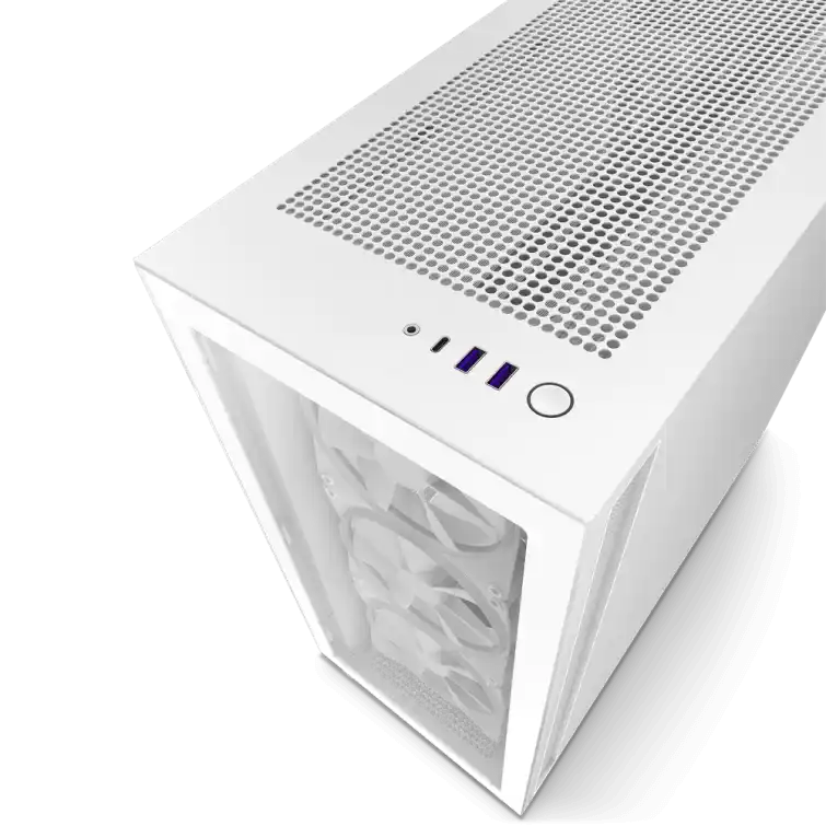 NZXT H7 Elite White Case - Mattle White 5 NZXT H7 Elite White Case - Mattle White - Ảnh 5
