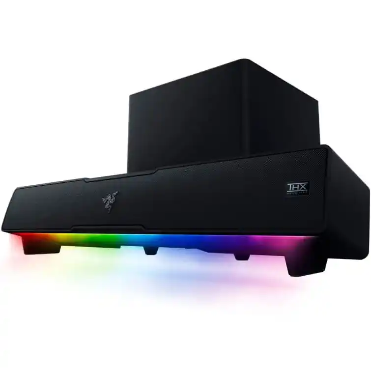 Razer Leviathan V2 Sound Bar Gaming Speakers - Chroma RGB, THX Spatial Audio, Bluetooth 5.2 1 Razer Leviathan V2 Sound Bar Gaming Speakers - Chroma RGB, THX Spatial Audio, Bluetooth 5.2